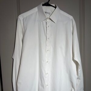 ⭐️ Classic White Dress Shirt – Jackson Brand – Size L
